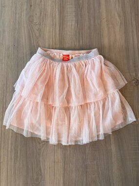 JOE FRESH girls tulle skirt size 5T 5 shimmer